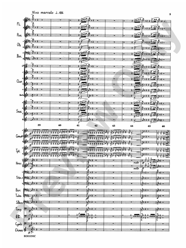 Trittico (Grade 3.5) - Concert Band Conductor Score & Parts (Digital Download)