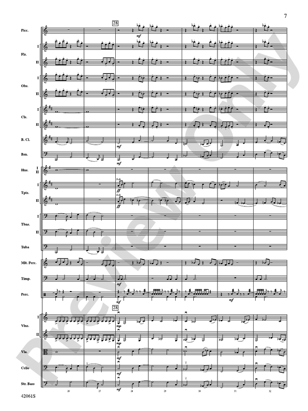 South County Sketches – Full Orchestra Conductor Score & Parts (Digital Download)