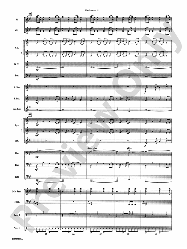 When Summer Takes Flight - Concert Band Conductor Score & Parts (Digital Download)