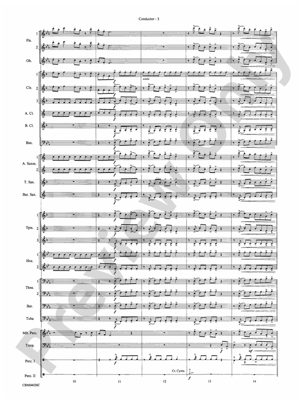 Go West! - Concert Band Conductor Score & Parts (Digital Download)