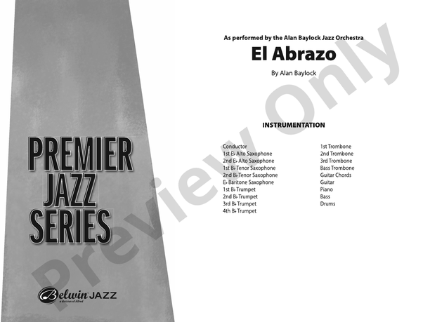El Abrazo – Jazz Ensemble Conductor Score & Parts (Digital Download)
