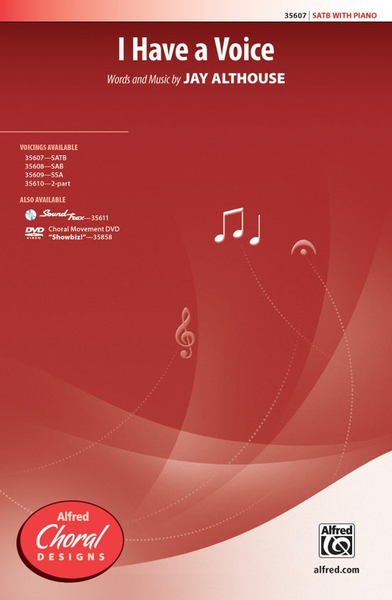 I Have a Voice – SATB Choral Octavo (Digital Download)