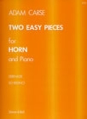 2 Easy Pieces - for french horn and piano - Adam Carse - French Horn Stainer & Bell