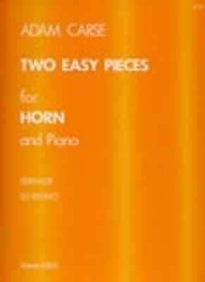 2 Easy Pieces - for French Horn Sheet Music and piano - Adam Carse - French Horn Sheet Music Stainer & Bell