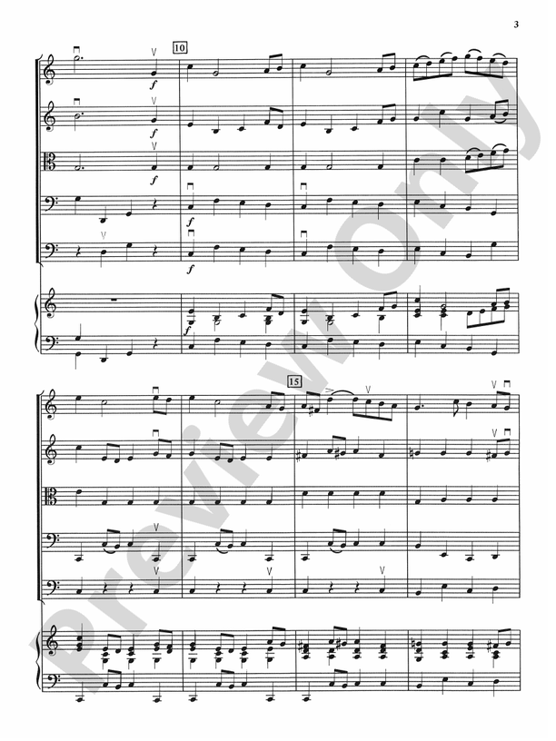 Bach Suite – String Orchestra Conductor Score & Parts (Digital Download)