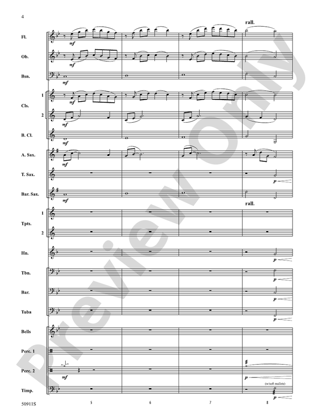 Looking Up – Concert Band Conductor Score & Parts (Digital Download)