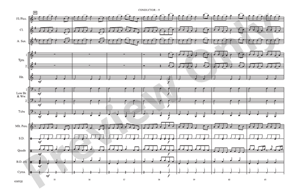 Everything Is Awesome (from The Lego¬Æ Movie) – Marching Band Conductor Score & Parts (Digital Download)