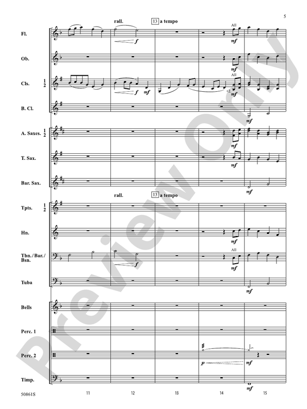 As One – Concert Band Conductor Score & Parts (Digital Download)