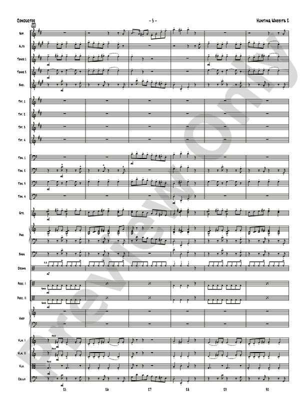 Hunting Wabbits 2 (A Bad Hare Day) - Jazz Ensemble Conductor Score & Parts(Digital Download)