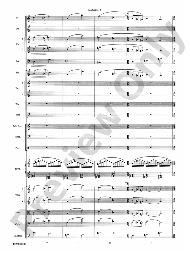 Harry Potter and the Chamber of Secrets, Themes from – Full Orchestra Conductor Score & Parts (Digital Download)