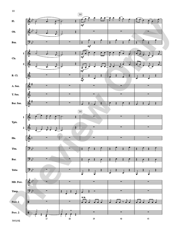 Zydeco Cajun Crawdad Dance - Concert Band Conductor Score & Parts (Digital Download)