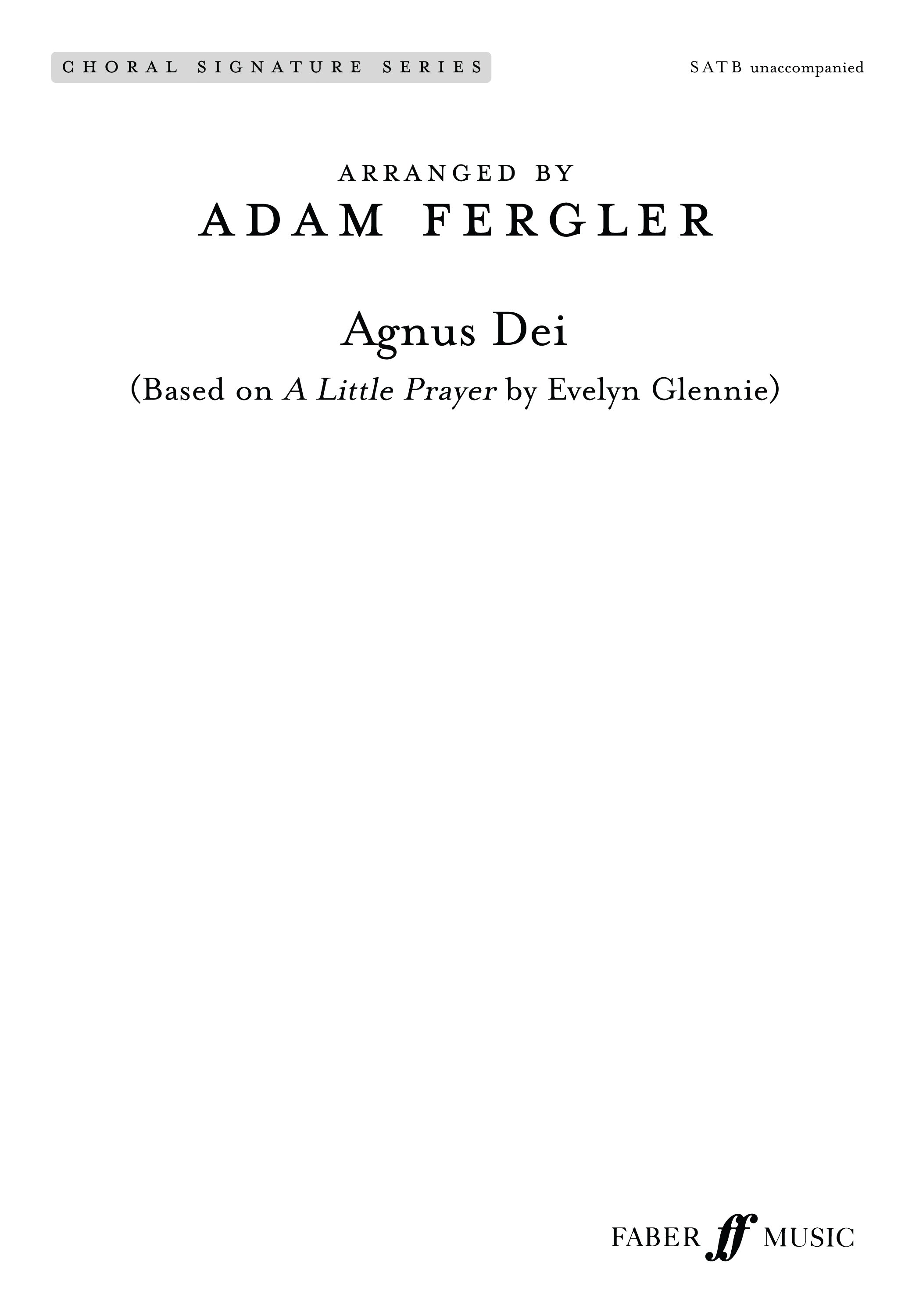 A little prayer - SATB Chorus (Digital Download)