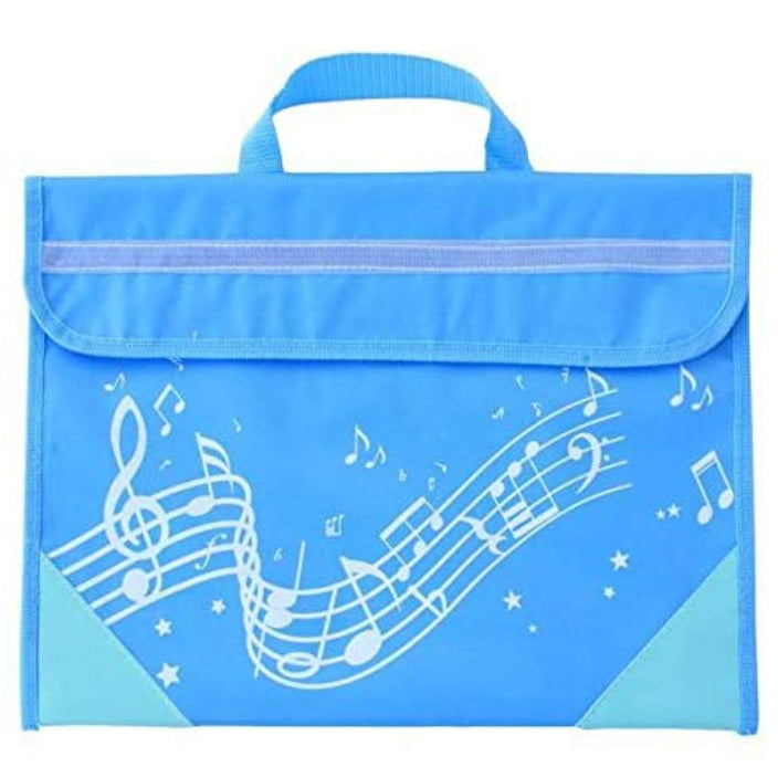 Musicwear Music Bag Light Blue with White Wavy Stave MW0007- No Longer Available
