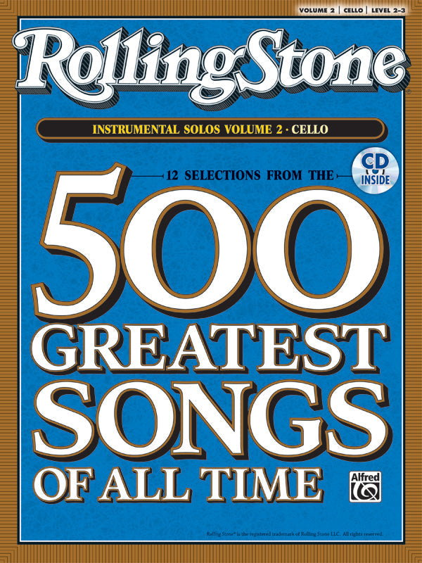 Rolling Stone Instrumental Solos 2 Cello Book/CD