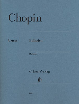 Ballades - Frederic Chopin - Piano G. Henle Verlag Piano Solo