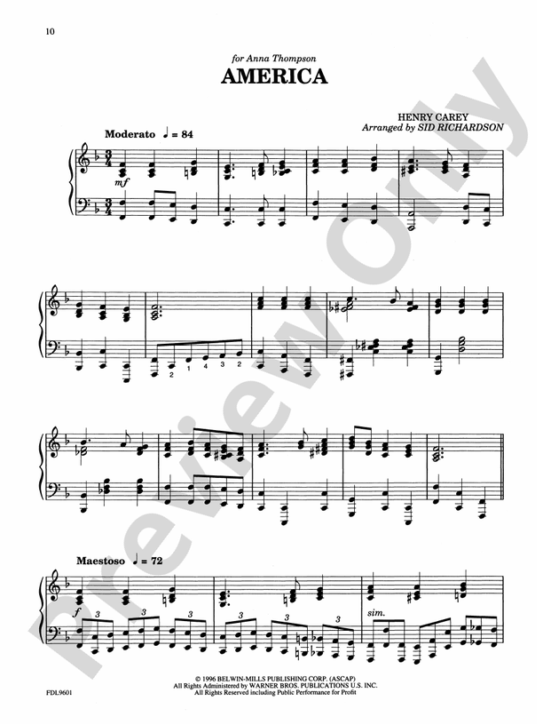 Reflections on Patriotic Songs: Piano Solo Arrangements of Patriotic Favorites - Piano (Digital Download)