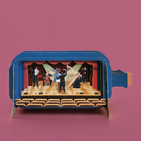 Greeting Card - Message in a Bottle Mirror Ball