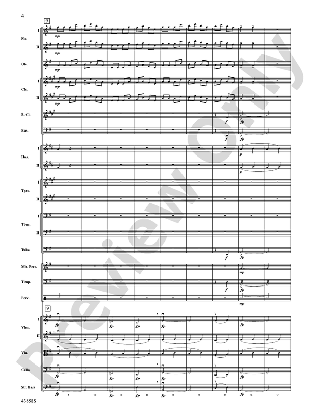 A Northumbrian Folk Song Suite – Full Orchestra Conductor Score & Parts (Digital Download)