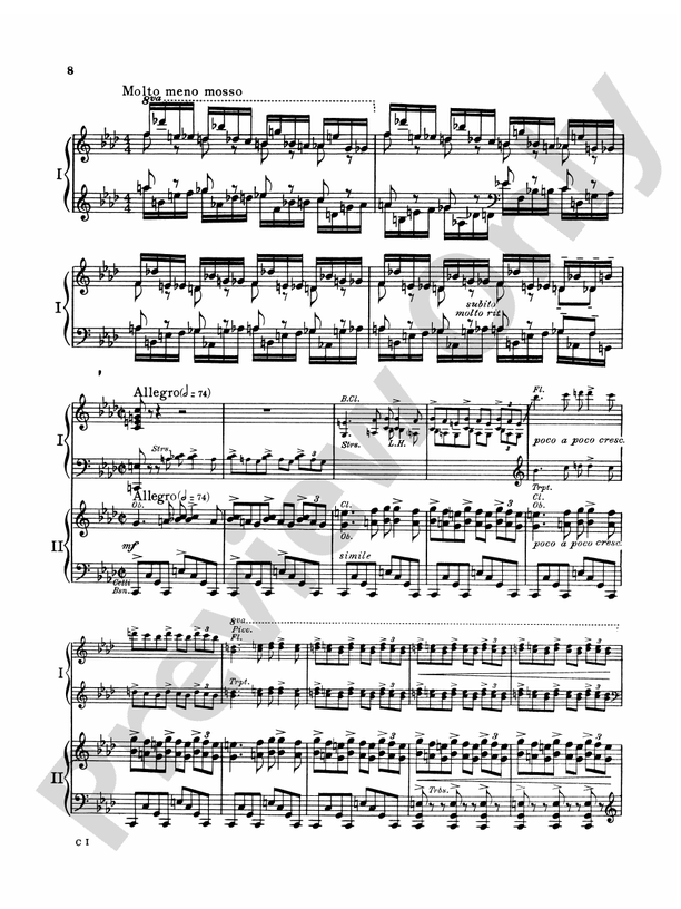 Concerto in F - 2 Pianos, 4 Hands (Digital Download)