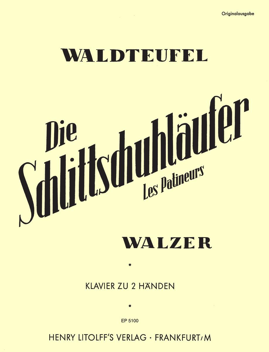 Waldtefel - The Skaters Waltz Op183 - Piano Solo Peters EP5100