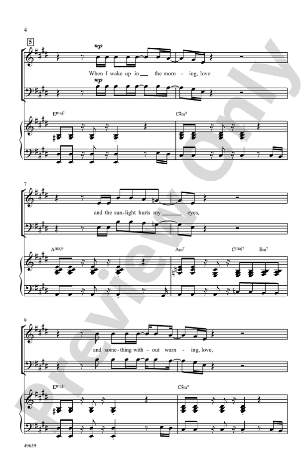 Lovely Day - SAB Choral Octavo (Digital Download)