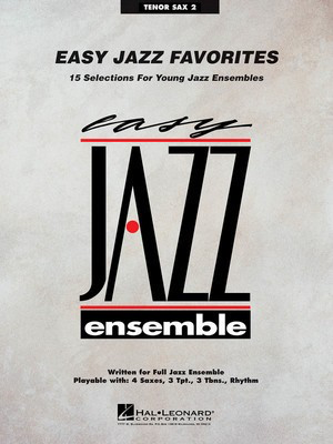 Easy Jazz Favorites - Tenor Sax 2 - Various - Hal Leonard
