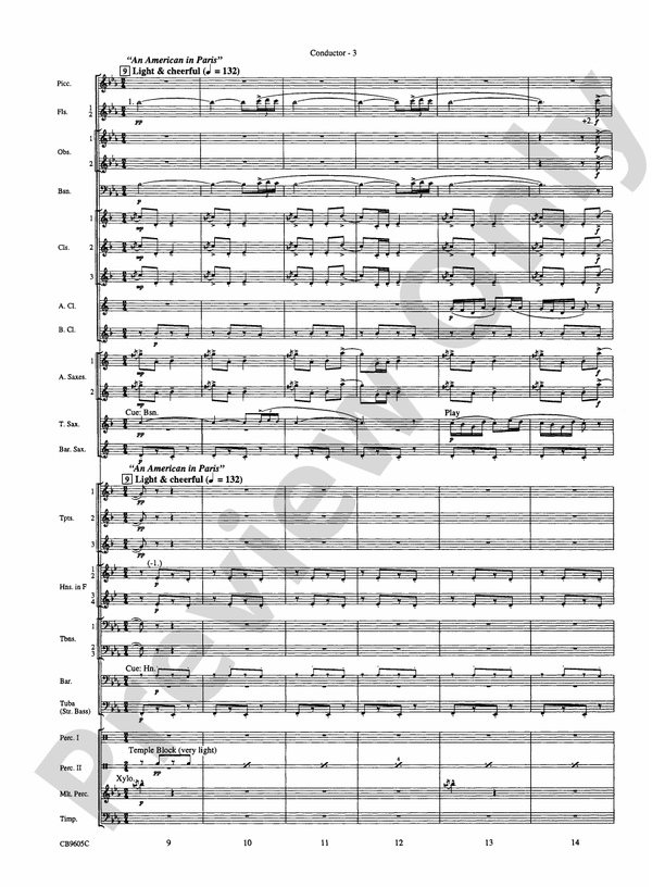 The Symphonic Gershwin - Concert Band Conductor Score & Parts (Digital Download)