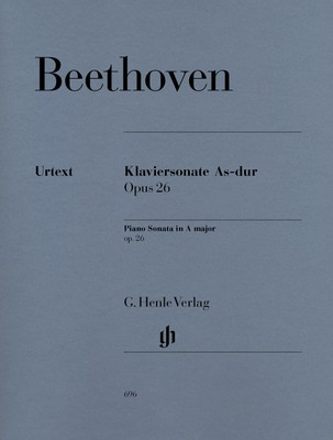 Piano Sonata No.12 A-flat major Op. 26 - Ludwig van Beethoven - Piano G. Henle Verlag Piano Solo