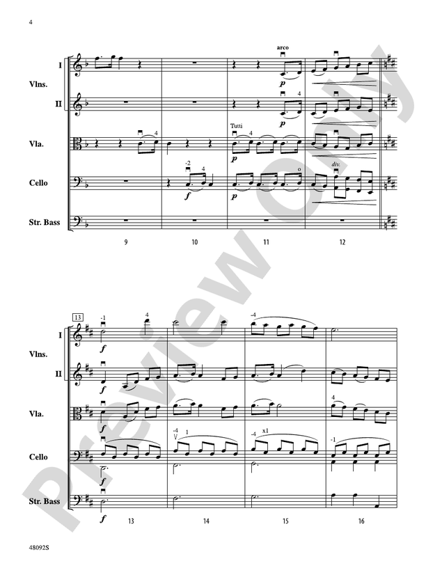 From Darkness, Joyful Sounds Are Born - String Orchestra Conductor Score & Parts (Digital Download)