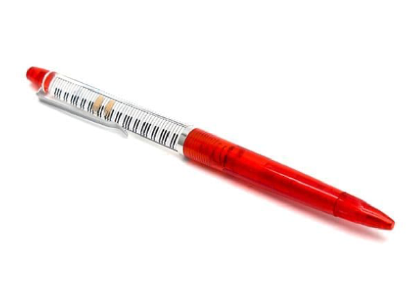 Mozart Ballpoint Pen Moving Hands up Piano Keyboard Red