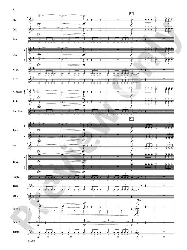 Timber City Trilogy - Concert Band Conductor Score & Parts (Digital Download)