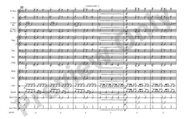 Malaguena – Marching Band Conductor Score & Parts (Digital Download)