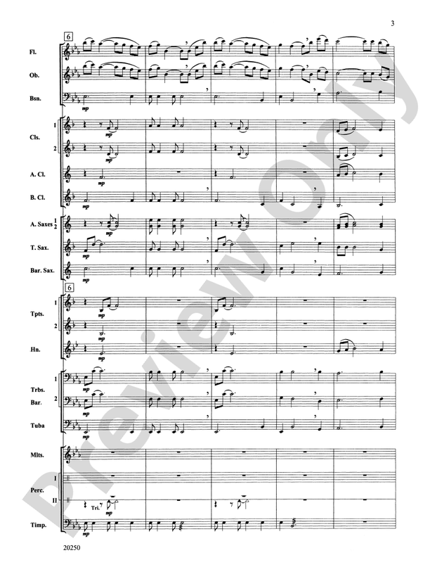Dolce and Dance - Concert Band Conductor Score & Parts (Digital Download)