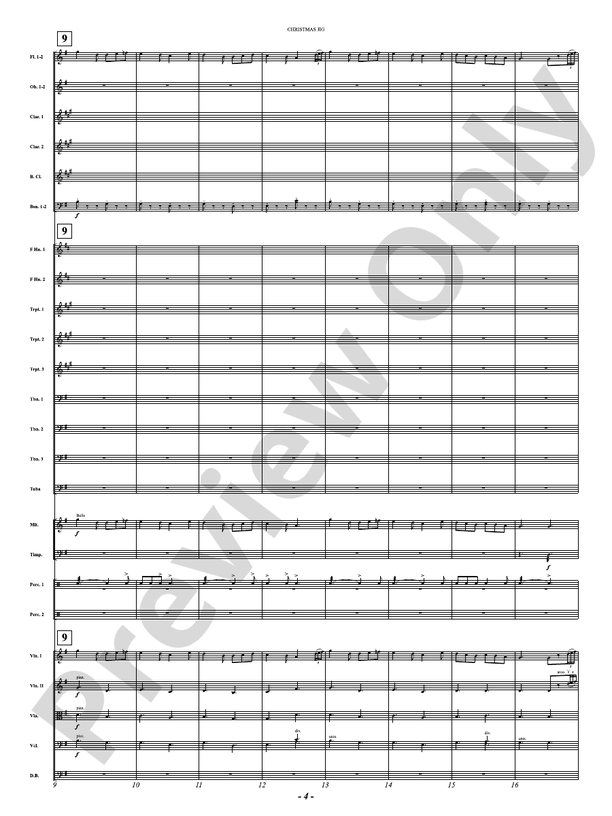 Christmas Jig - Full Orchestra Conductor Score & Parts (Digital Download)