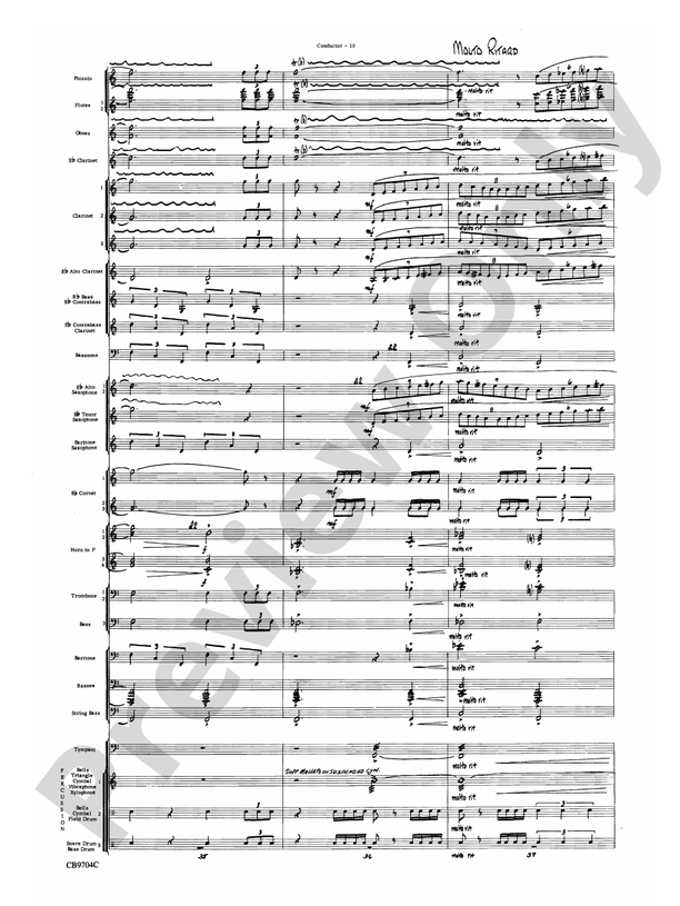 Star Wars Medley (Grade 4) - Concert Band Conductor Score & Parts (Digital Download)