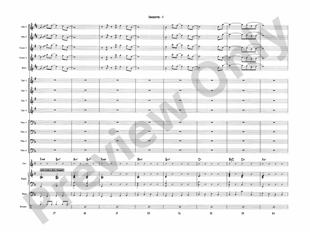 A Big Band Christmas - Jazz Ensemble Conductor Score & Parts (Digital Download)