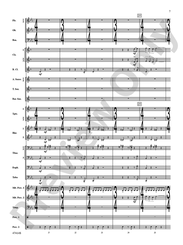 Pinnacle - Concert Band Conductor Score & Parts (Digital Download)