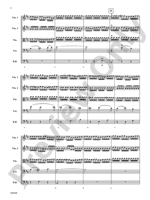Moonlight Flight - String Orchestra Conductor Score & Parts (Digital Download)