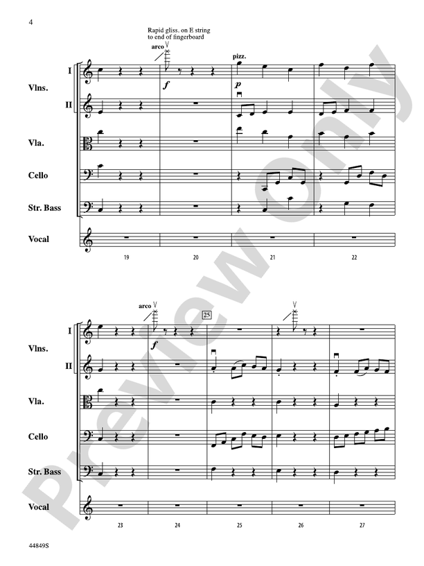 The Sound of a Sound - String Orchestra Conductor Score & Parts (Digital Download)