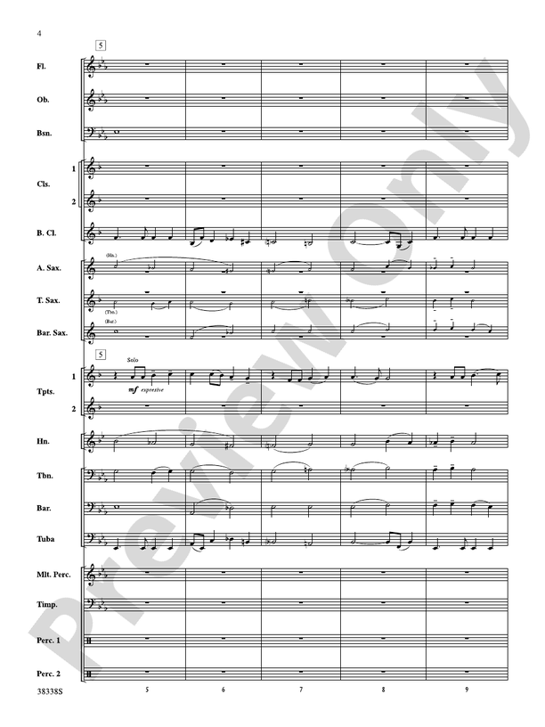 Joyful Time - Concert Band Conductor Score & Parts (Digital Download)