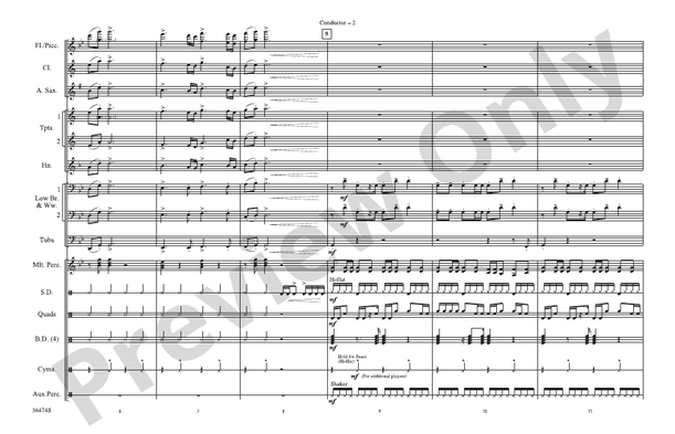 Winner – Marching Band Conductor Score & Parts (Digital Download)