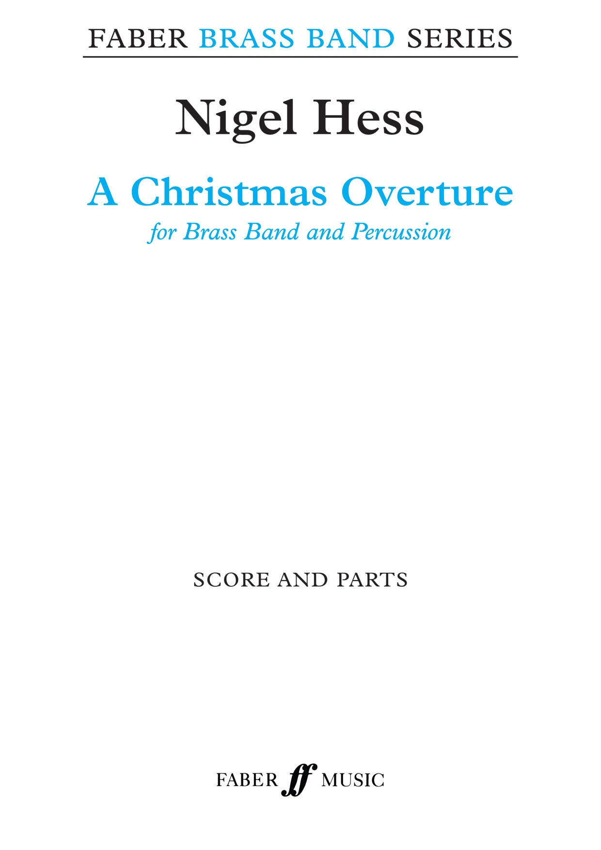A Christmas Overture - Brass Band Score (Digital Download)
