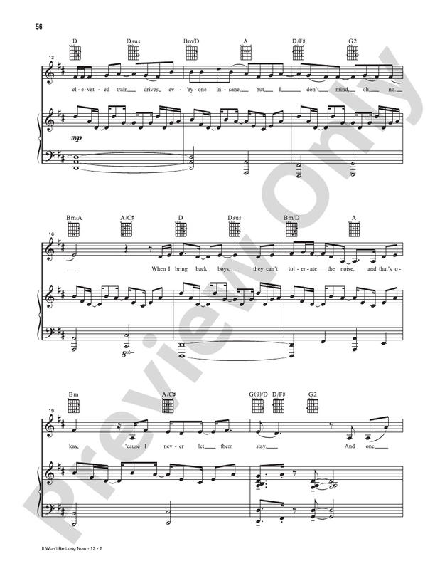 It Won't Be Long Now (Music from the Original Motion Picture Soundtrack, In The Heights) - PVG (Digital Download)