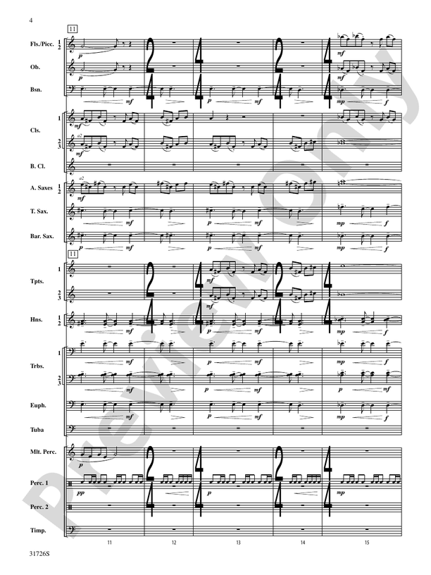 Velocity - Concert Band Conductor Score & Parts (Digital Download)