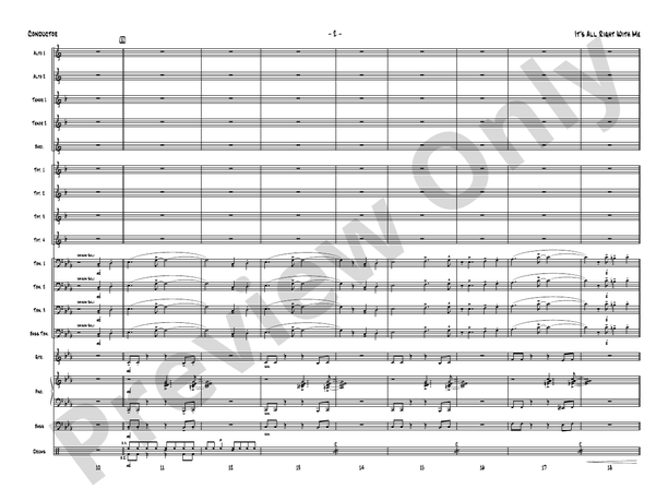 It's All Right with Me – Jazz Ensemble Conductor Score & Parts (Digital Download)