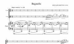 Bagatelle - Trio Full Score (Digital Download)