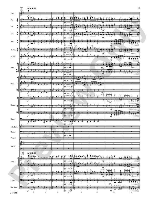 A Christmas Festival (Grade 3.5) – Full Orchestra Conductor Score & Parts (Digital Download)