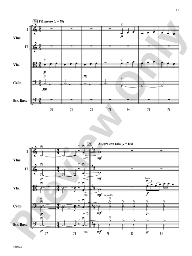 From Darkness, Joyful Sounds Are Born - String Orchestra Conductor Score & Parts (Digital Download)