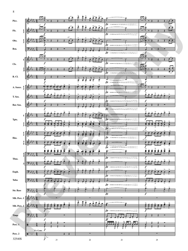Genesis - Concert Band Conductor Score & Parts (Digital Download)