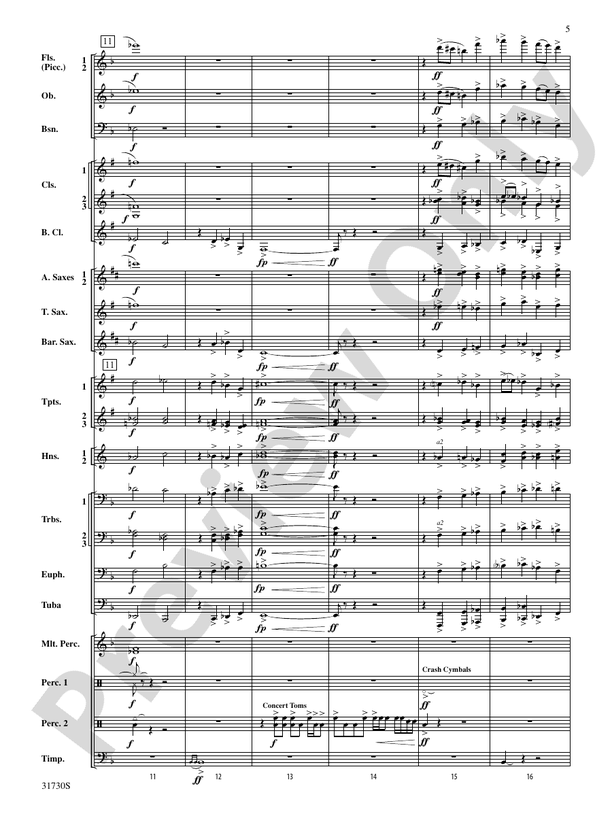 They Shall Run and Be Free - Concert Band Conductor Score & Parts (Digital Download)